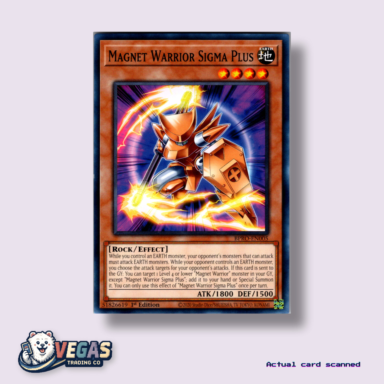 Magnet Warrior Sigma Plus BPRO-EN005 1st Edition Common NM Yu-Gi-Oh!