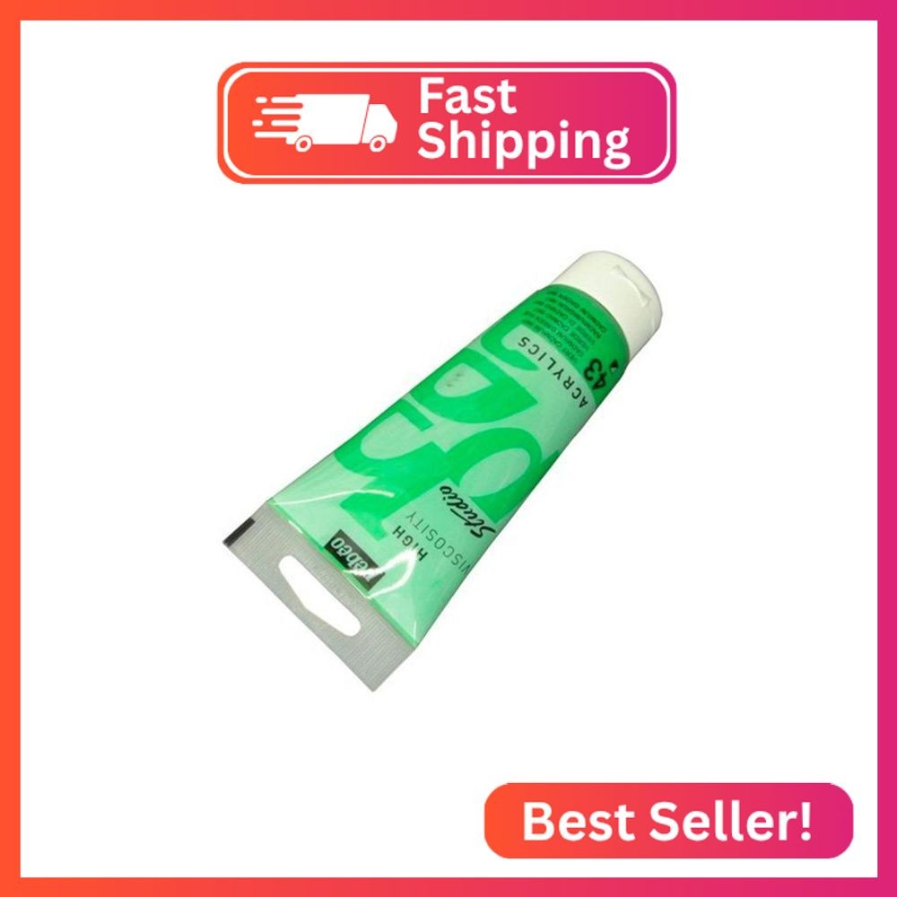 Pebeo - Acrylic Fine Studio Acrylics - Cadmium Green Hue - Cadmium Green Hue 100
