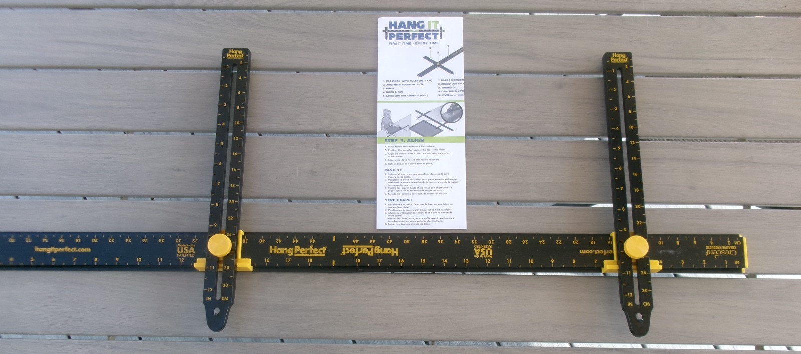 Hang It Perfect Picture Hanging Tool for Hanging, Simple & Fast Level