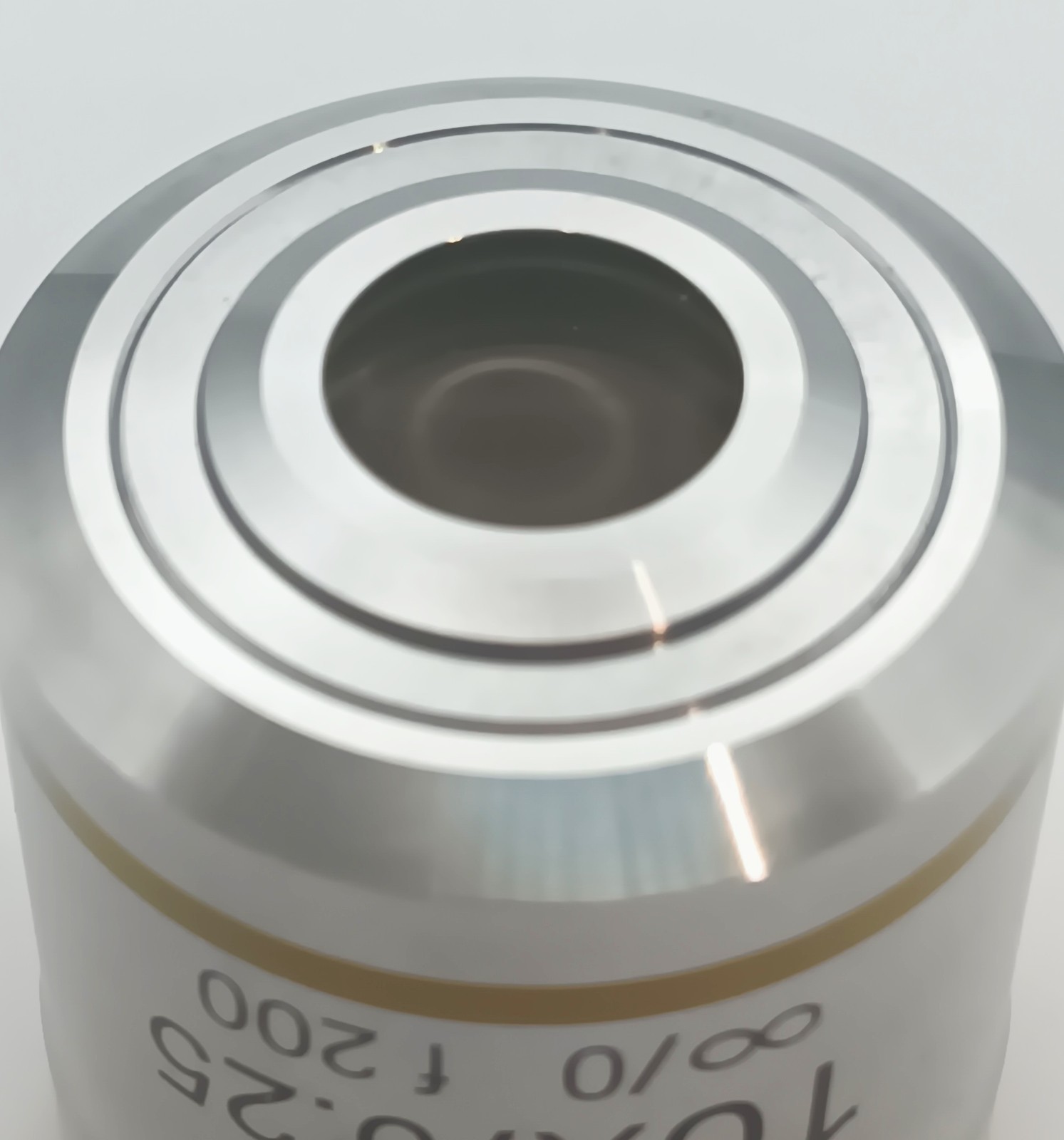 Microscope Objective Infinity Corrected LWD Lens 10x/0.25, f=200, UNUSED