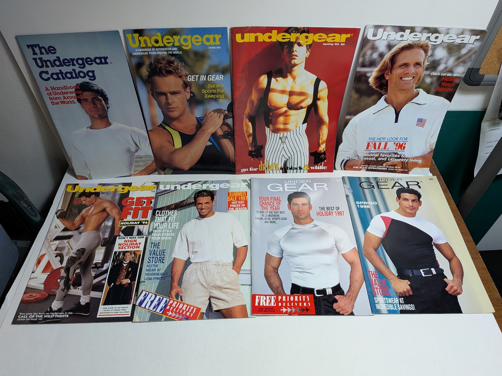 The Undergear Catalog Lot 8 1980s 1990s Underwear Swim Gym Jock Collectible