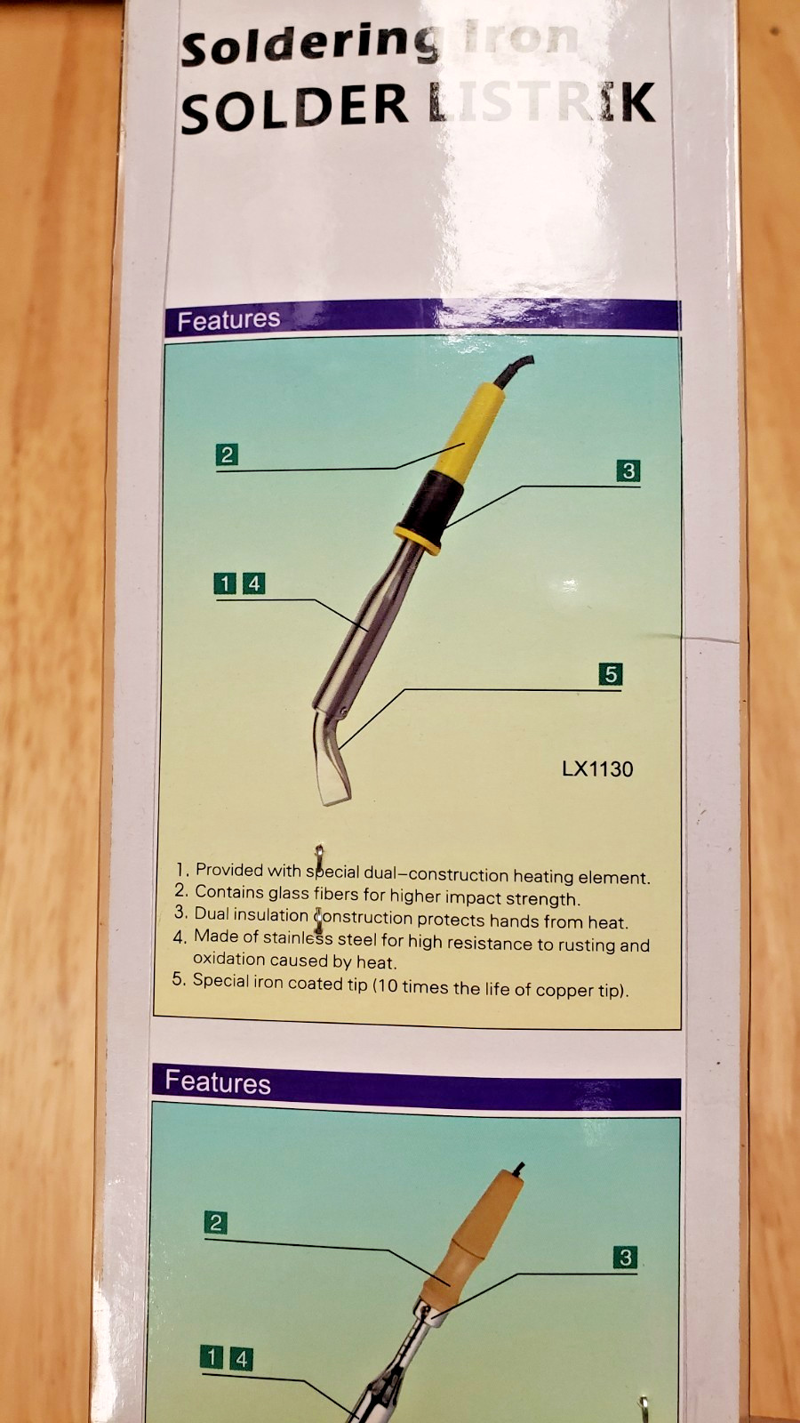 300 Watt Electric Soldering Iron Tool