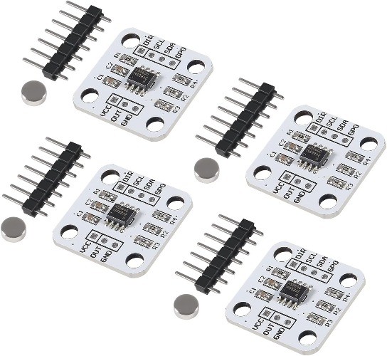 4PCS AS5600 12bit Magnetic Encoder Sensor Module High Precision Angle