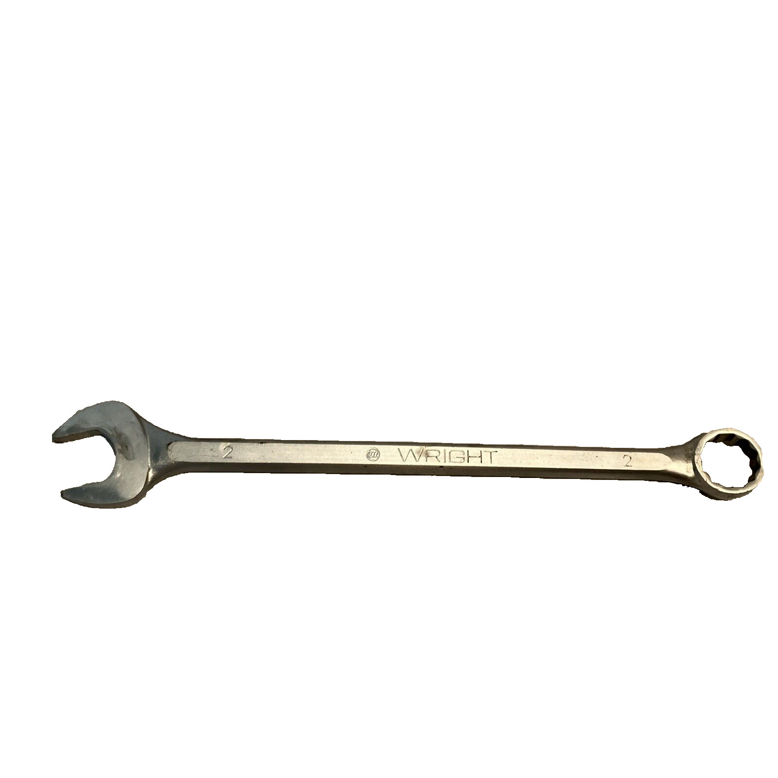 Wright 1164 SAE 2" Combination Wrench 12 Point USA Made 28" Long Satin Chrome