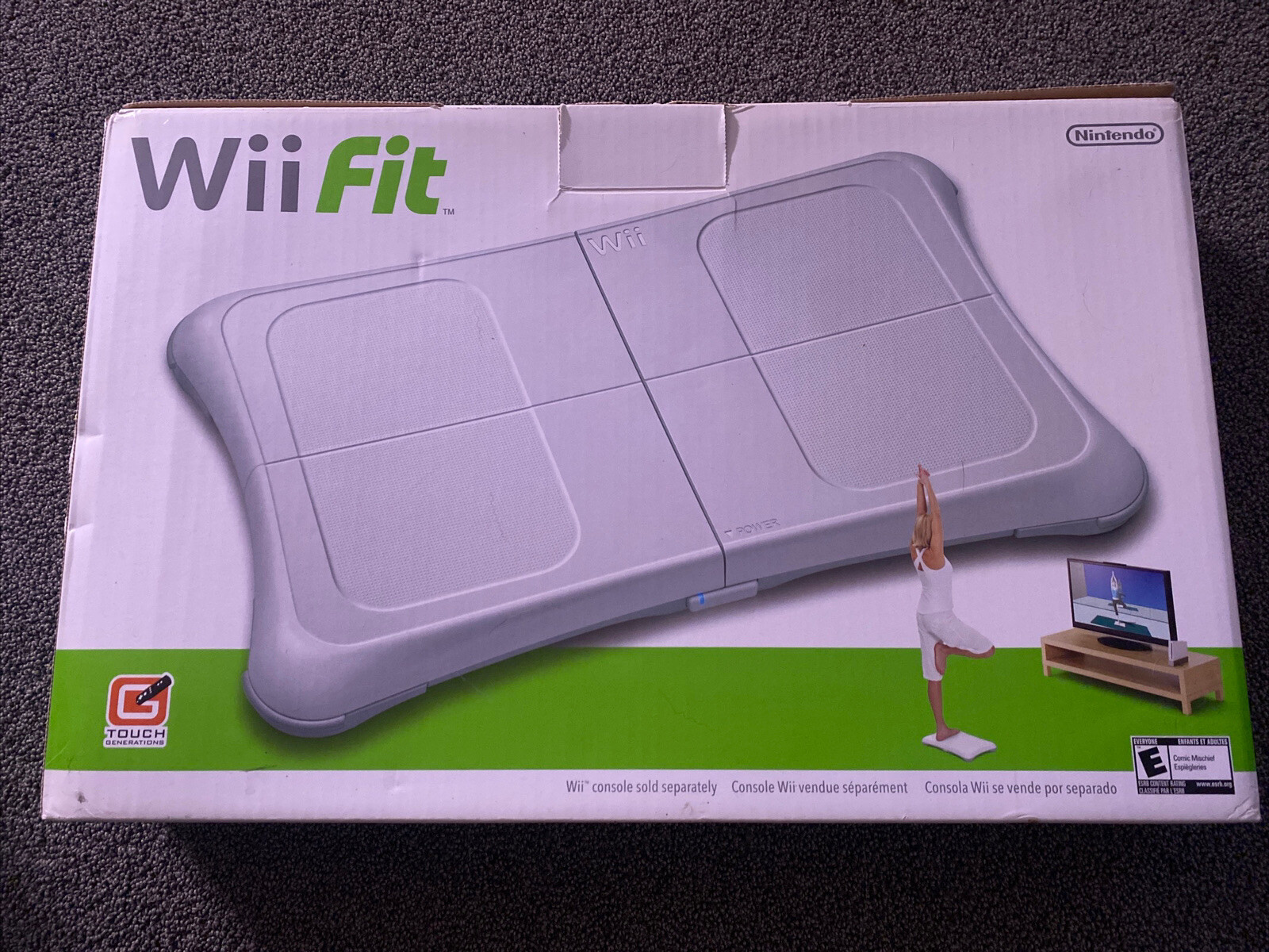 Nintendo Wii Fit Balance Board Wii Fit & 5-in-1 Fitness Bundle
