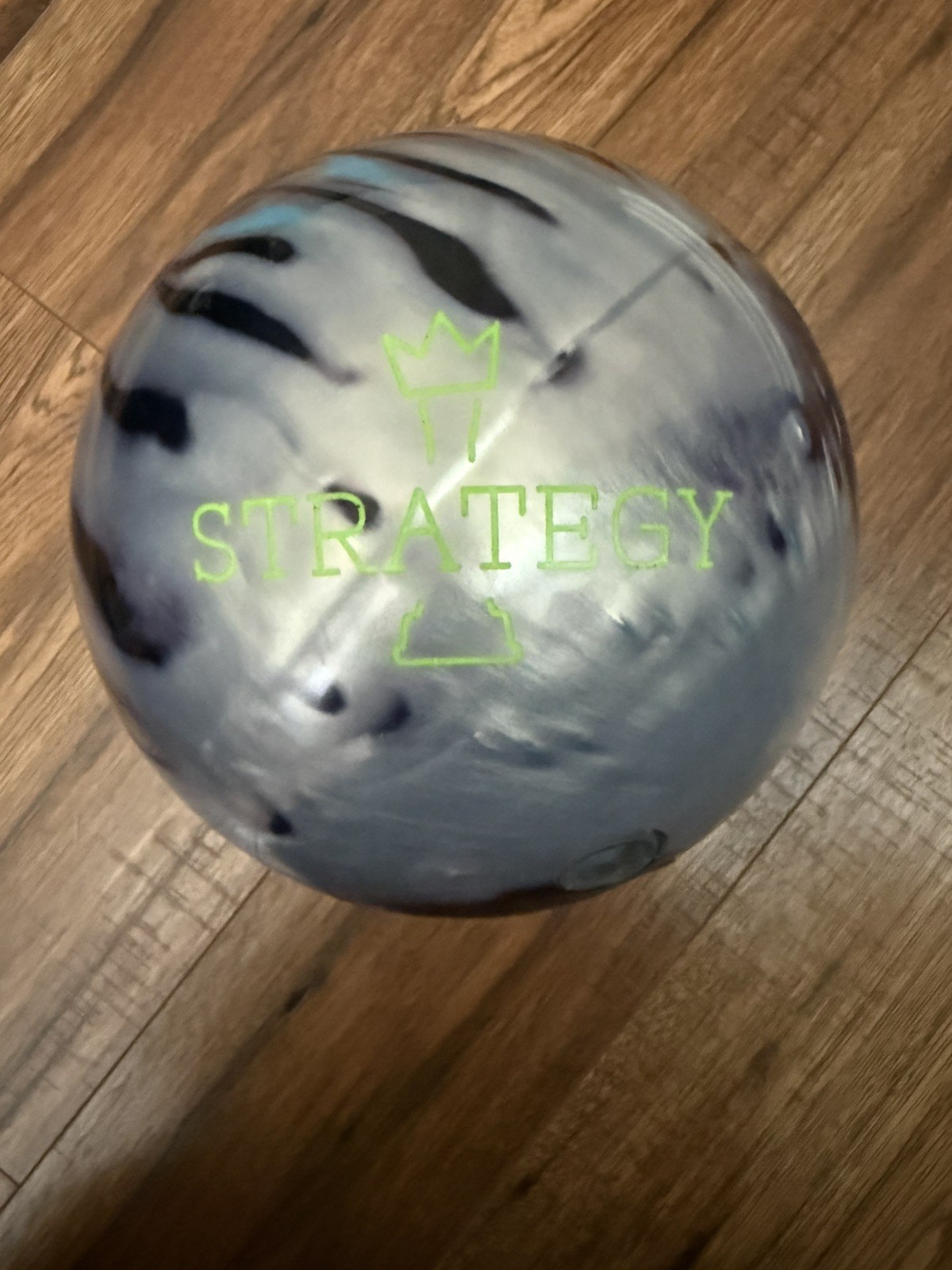 Brunswick Strategy Bowling Ball 14Lb Used 3 Games-Excellent Condition-Ships Fast