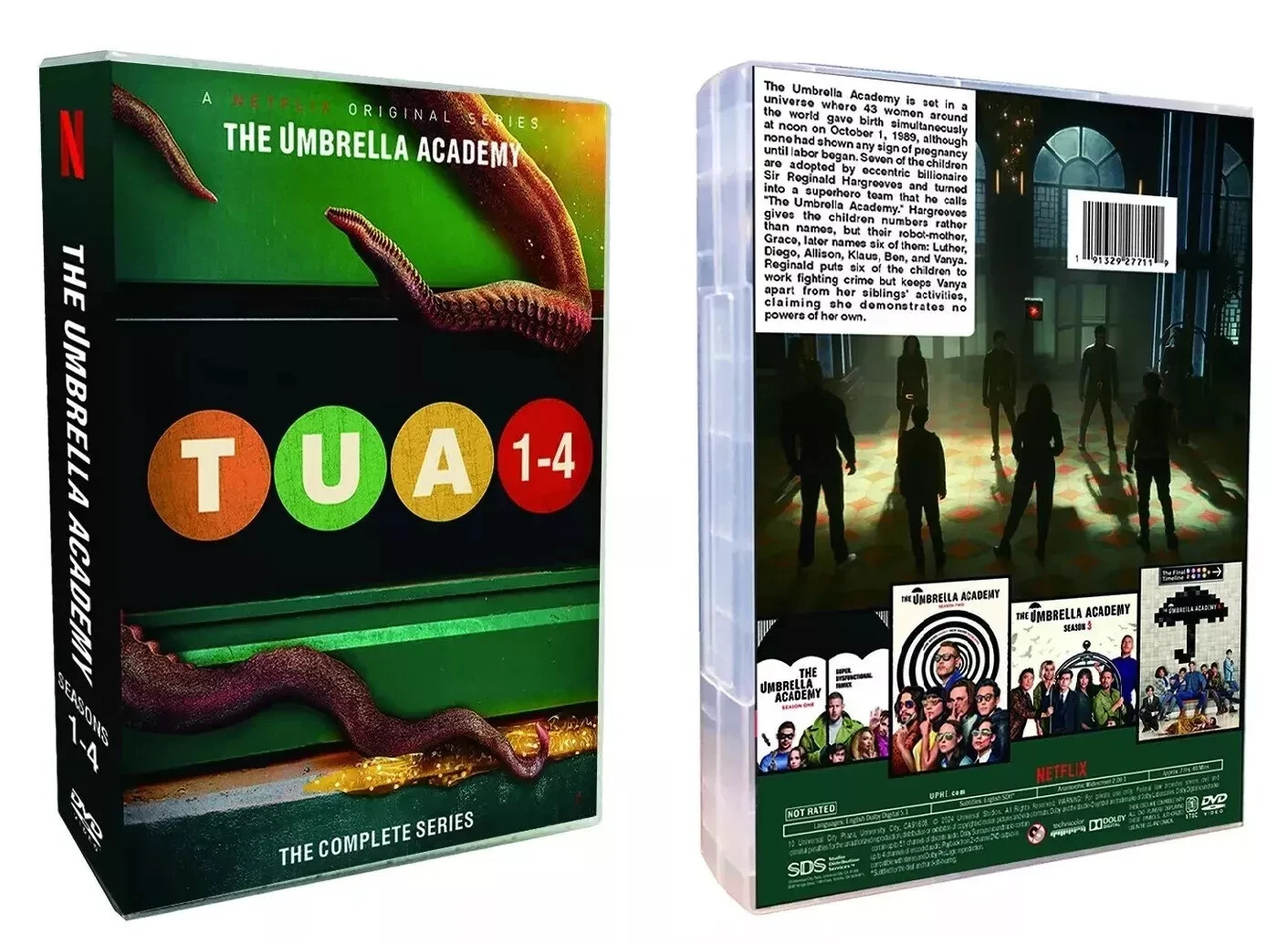 The Umbrella Academy: The Complete Series Seasons 1-4 (DVD NEW) Free Shipping