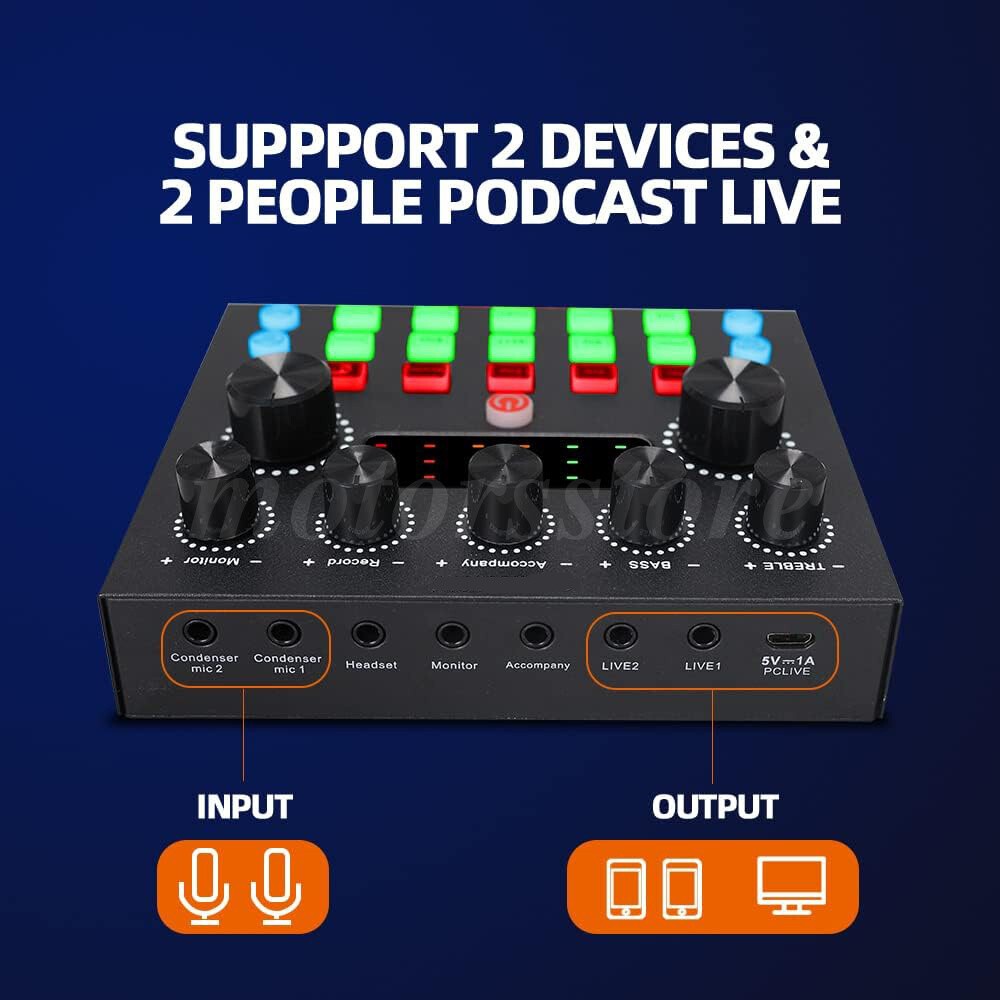 Professional Condenser Microphone Kit Complete Set For Podcast Studio Recording