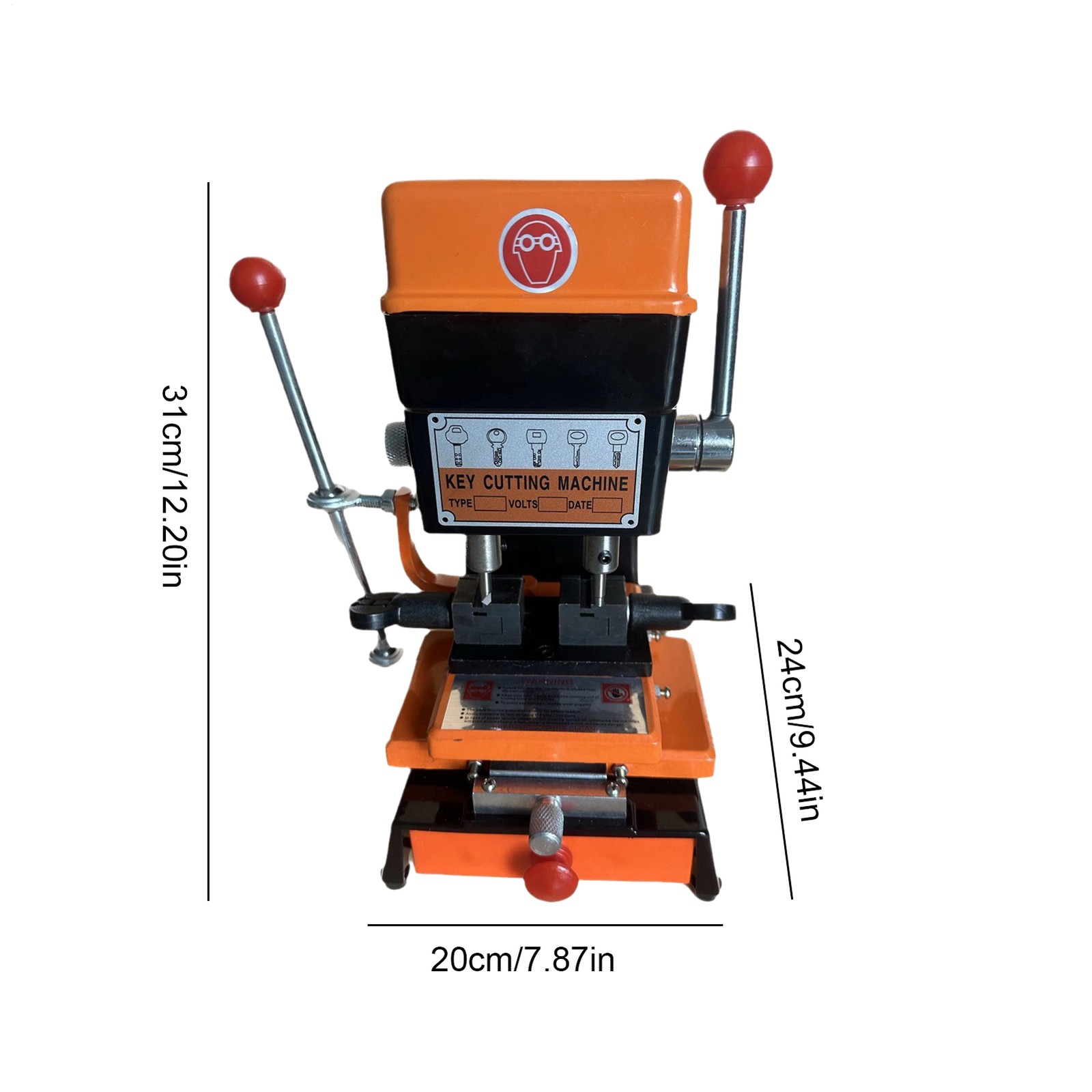Key Cutting duplicating Machine Cutter Car Key Copier Locksmith Tools New--