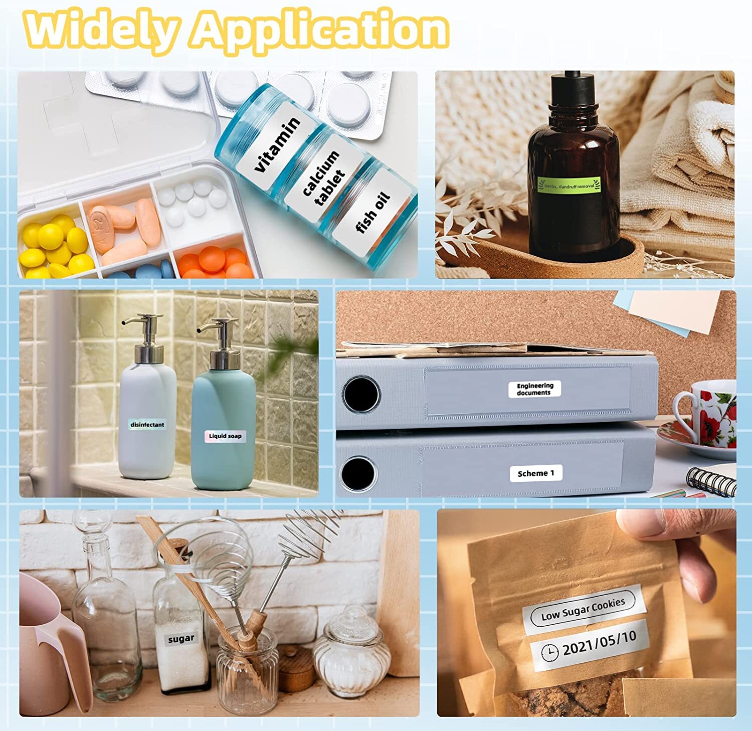 Label Maker Bluetooth Thermal Label Maker Machine with Tape Portable Phomemo D30