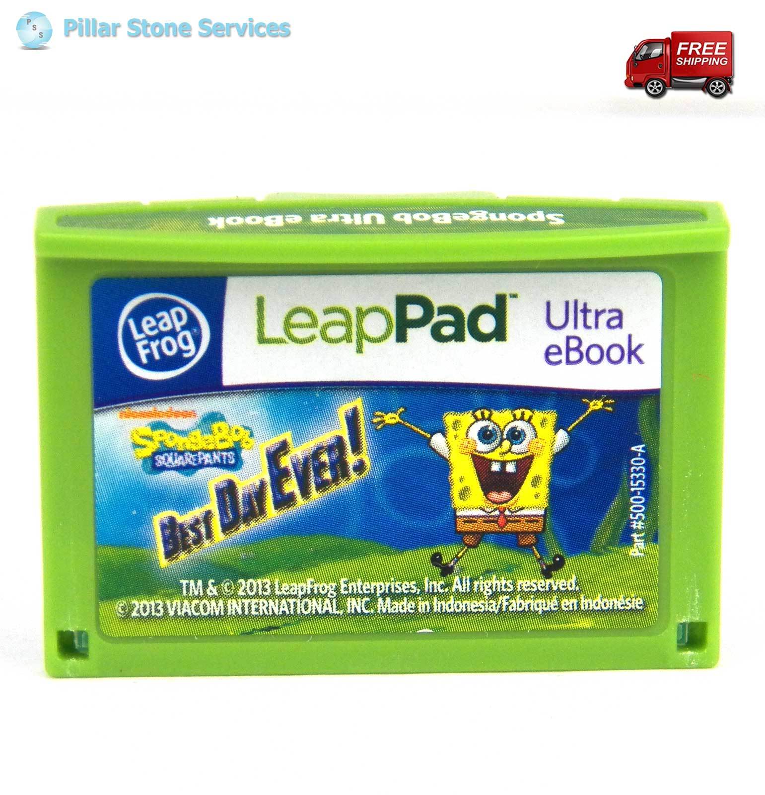 Sponge Bob Best Day Ever Leap Frog Leapster explorer GS Leap Pad 2 3 GS Ultra