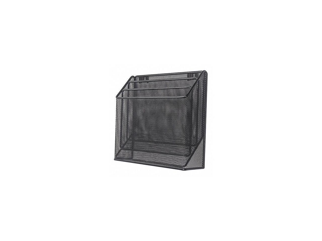 Lorell Organizer 3-Tier 12-3/4"Wx3-1/2"Dx11-1/2"H Black 84138