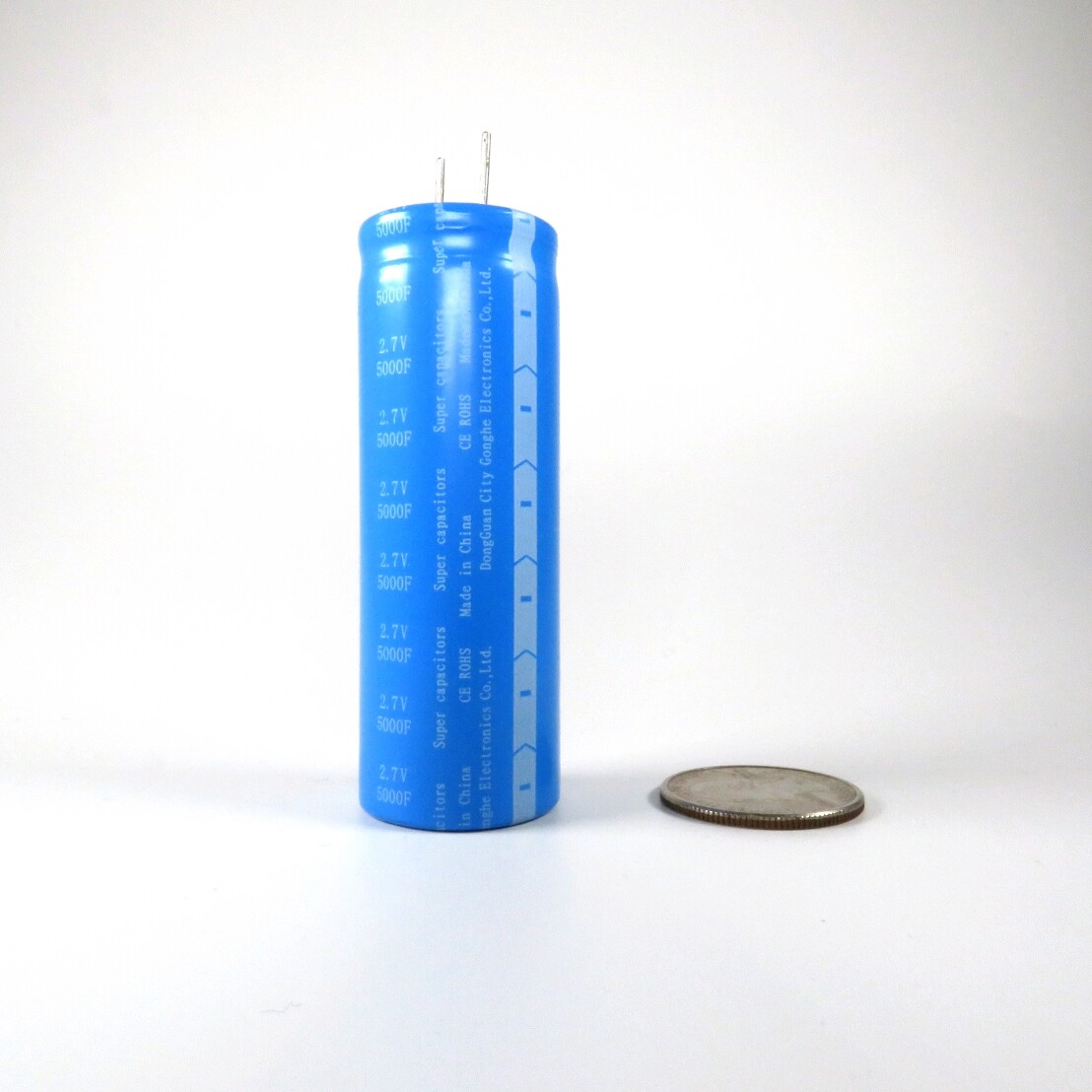 5000 Farad 2.7V Hybrid Super Capacitors Small High Capacity