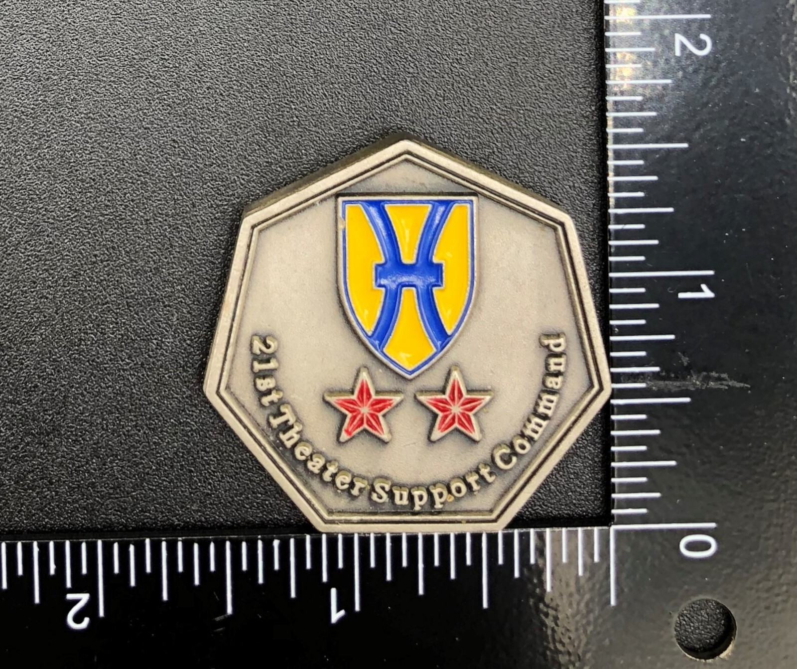 US Army 21st Theatre Support Command Challenge Coin Challenge Token