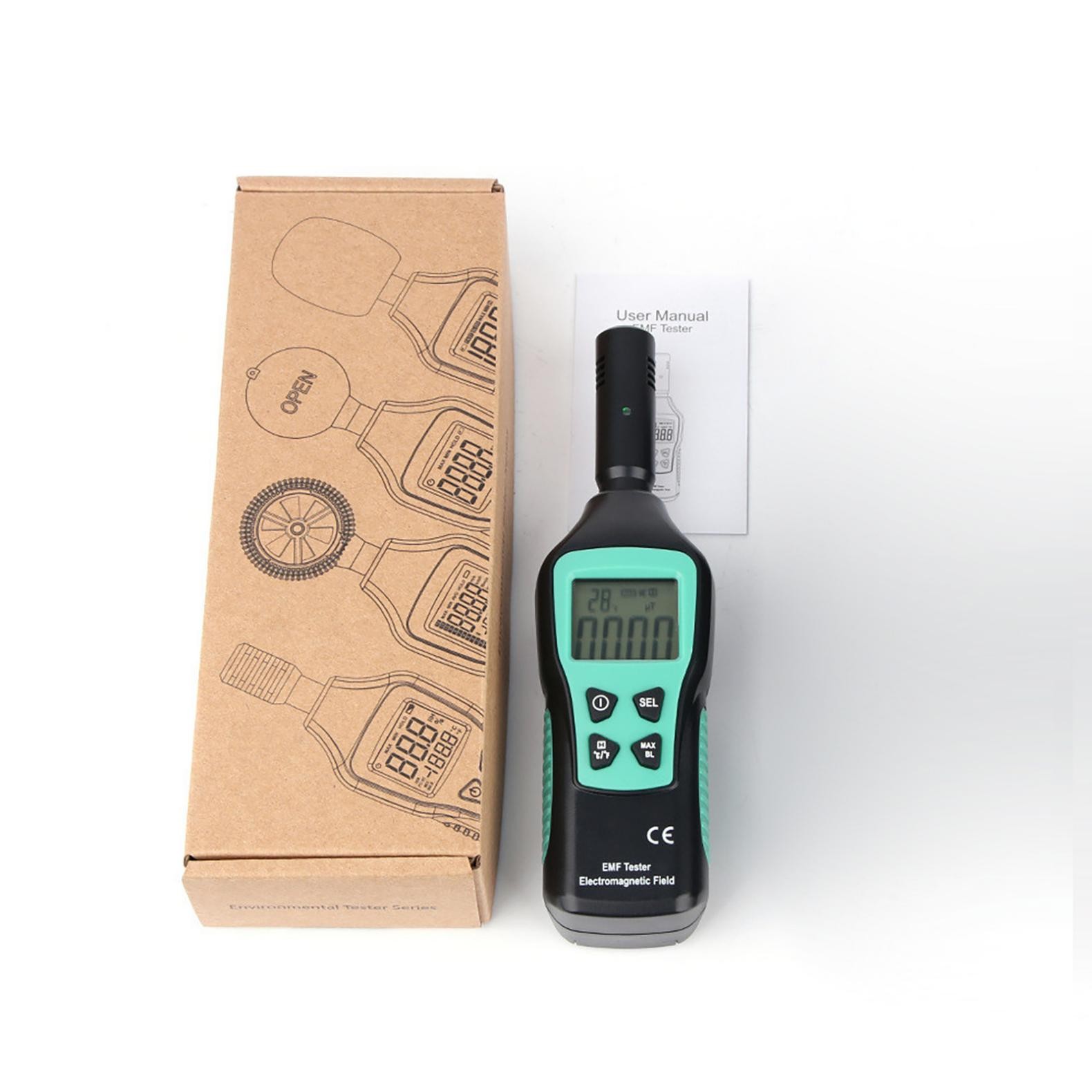 ABS Radiation Dosimeter EMF Meter Electromagnetic Field Detector Geiger Counter