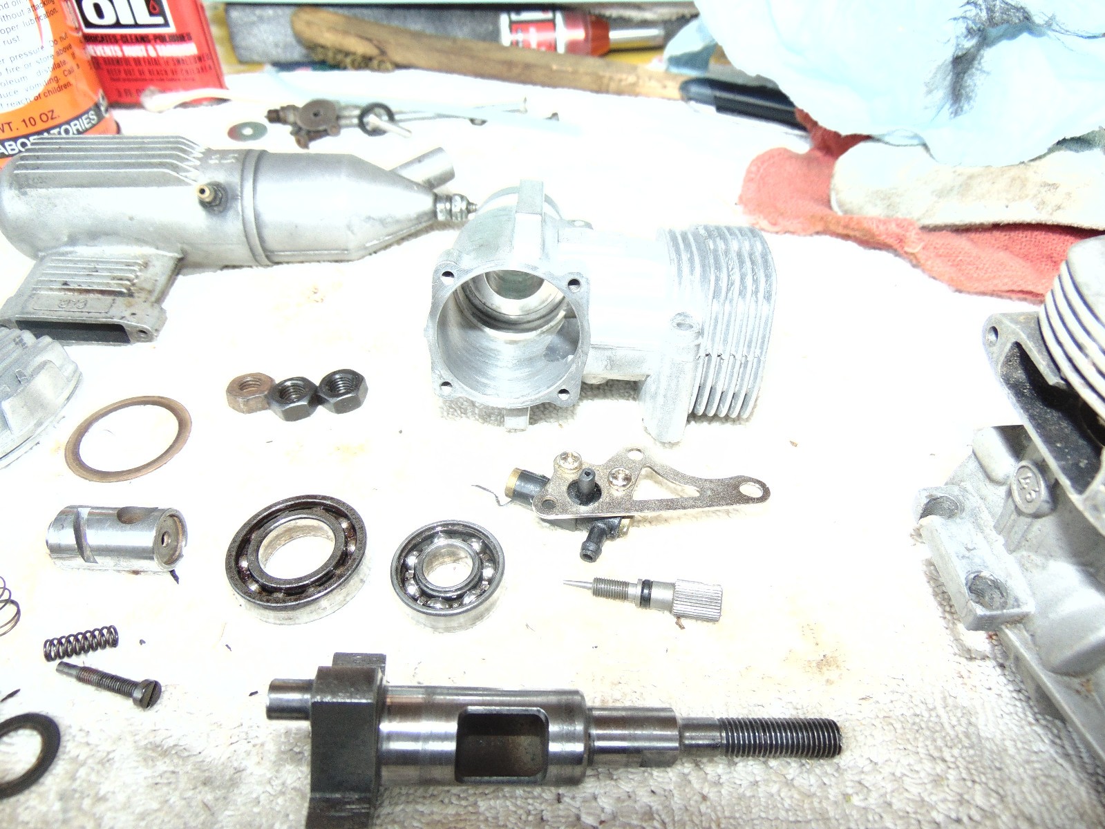 OS FX 46 RC Model Airplane Engine, cleaned well ..