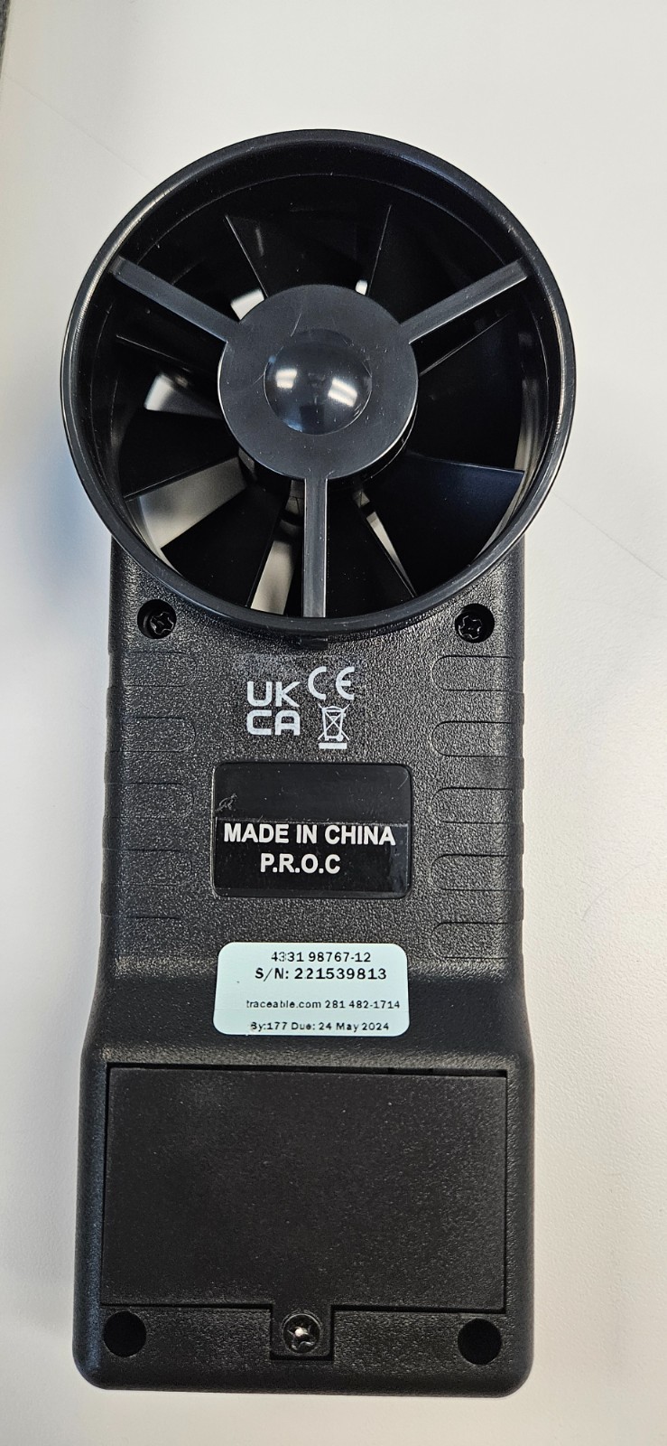 Anemometer / Thermometer Traceable 4331