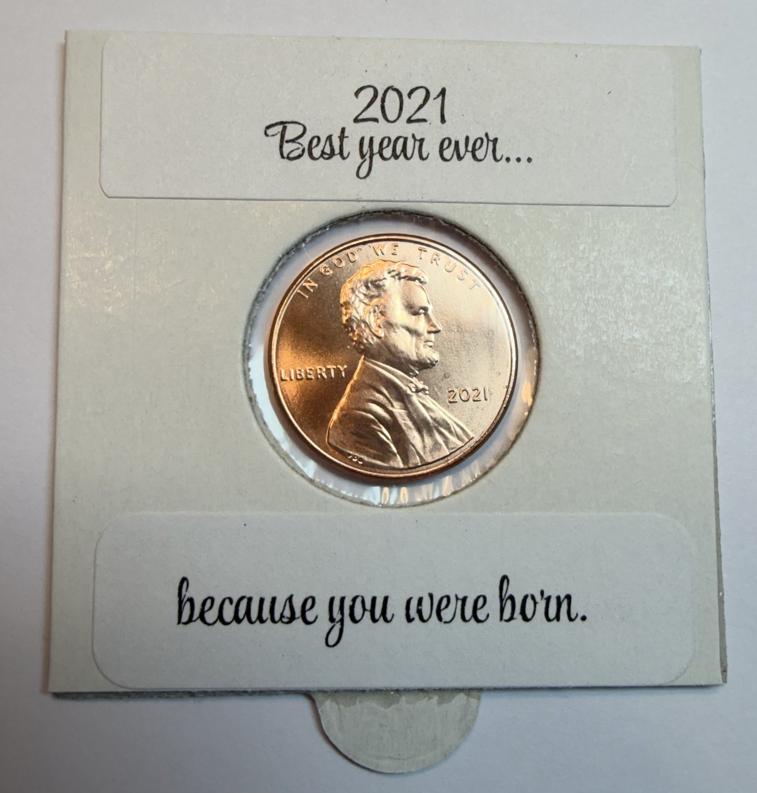 2021 P American Lincoln Shield Penny, no mint mark  - Make someone feel Loved!