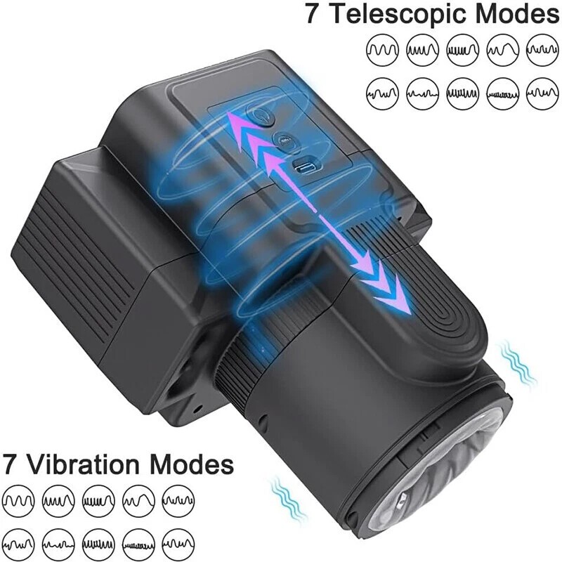 3in1 Thrusting Sucking Vibrating Automatic Male Masturbator Stroker Lubricants
