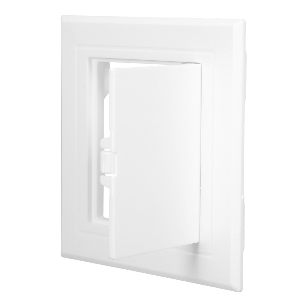 Bathroom Plumbing Access Panel Plastic Cover Plate for Drywall