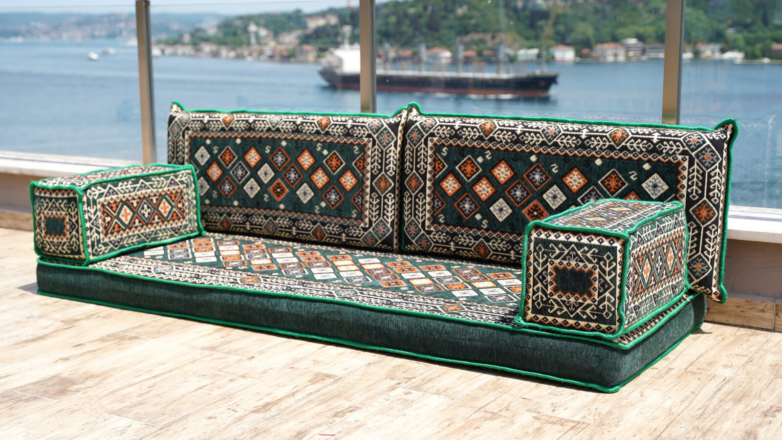 Single Floor Sofa, Arabic Majlis Set, Floor Sofa Set, Ethnic Sofa, Arabic Jalsa