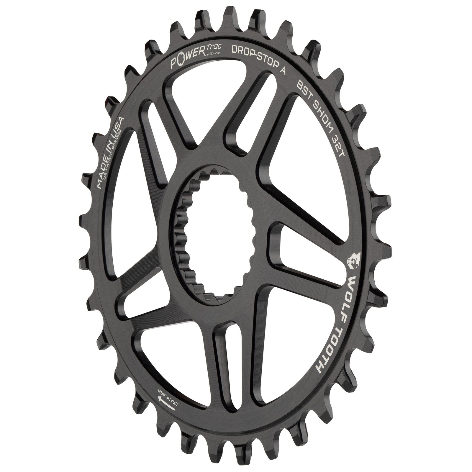 Wolf Tooth Elliptical Direct Mount Chainrings for Shimano Cranks