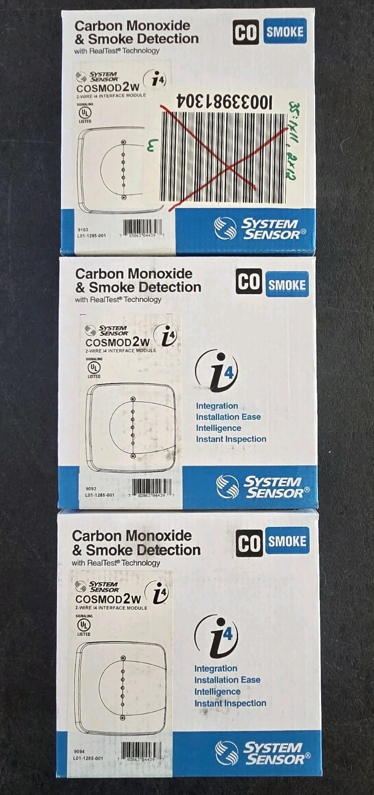 SYSTEM SENSOR COSMOD2W 2-WIRE INTERFACE MODULE - BRAND NEW - 3 AVAILABLE