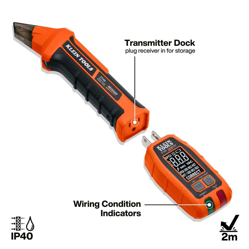 Klein Tools 4-In-1 Digital Circuit Breaker Finder