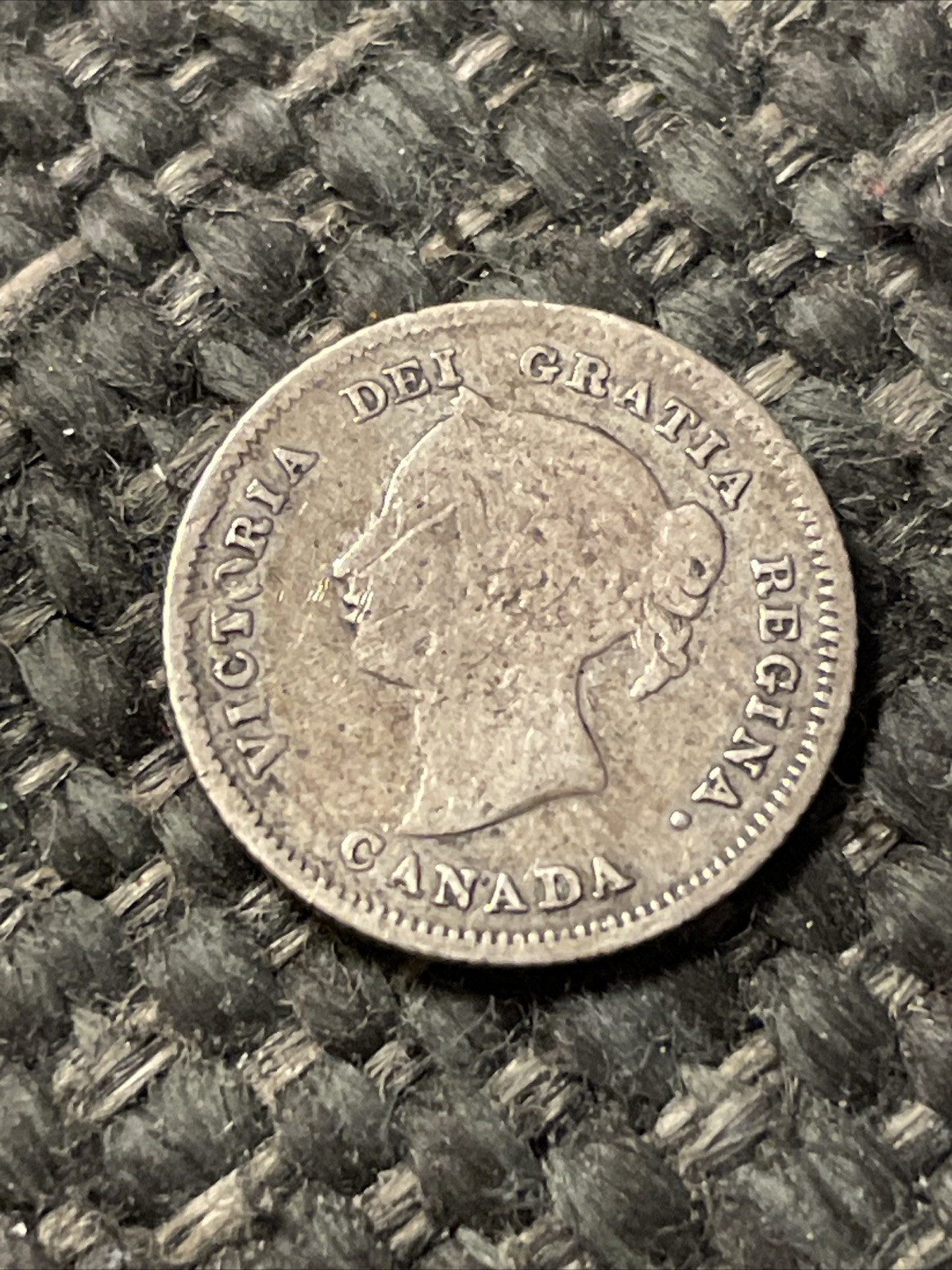 Canada 1880 H 5 Cent Coin