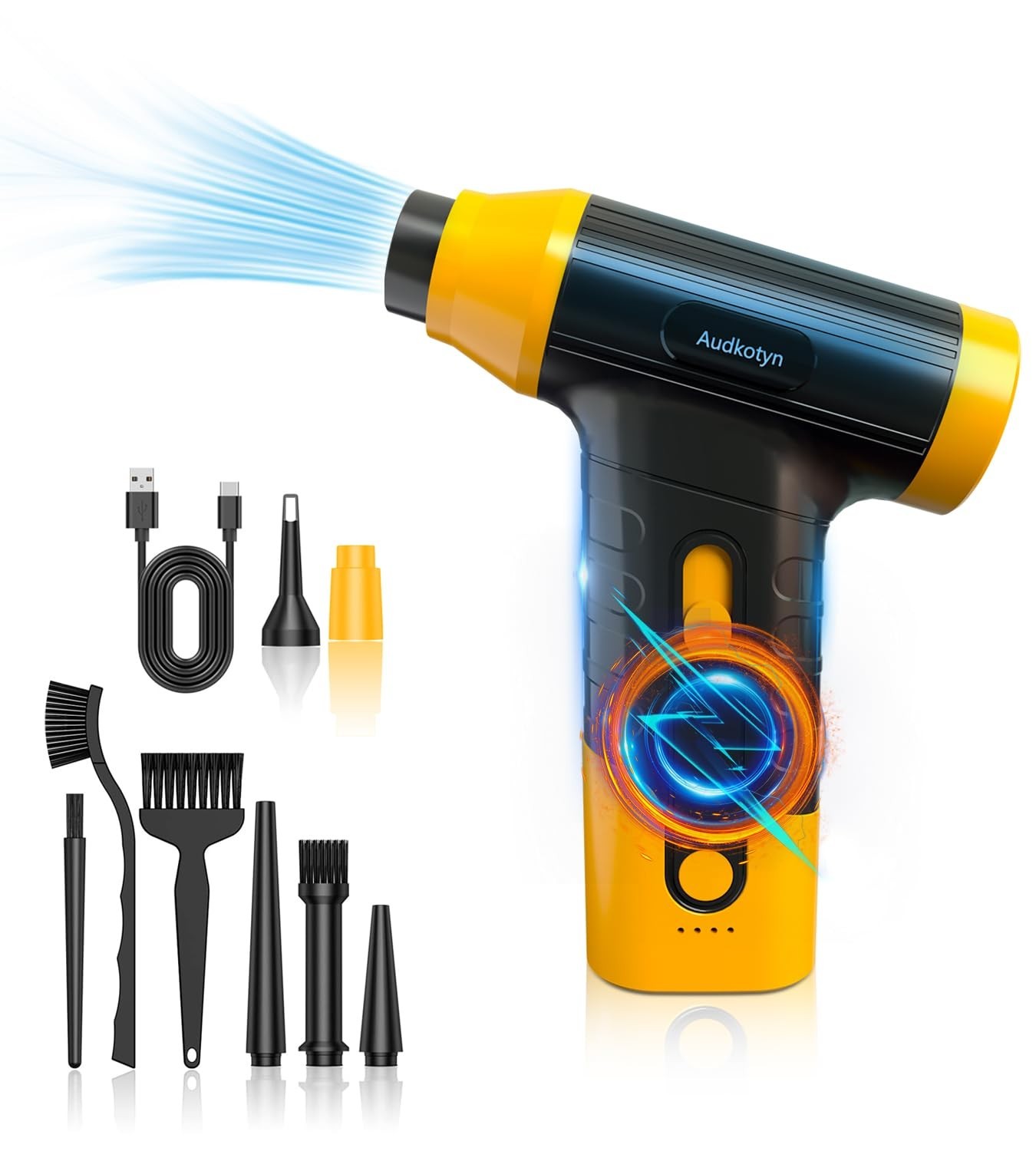 Cordless Electric Air Duster Blower | 150000 RPM for Cleaning Keyboards, PCs & C