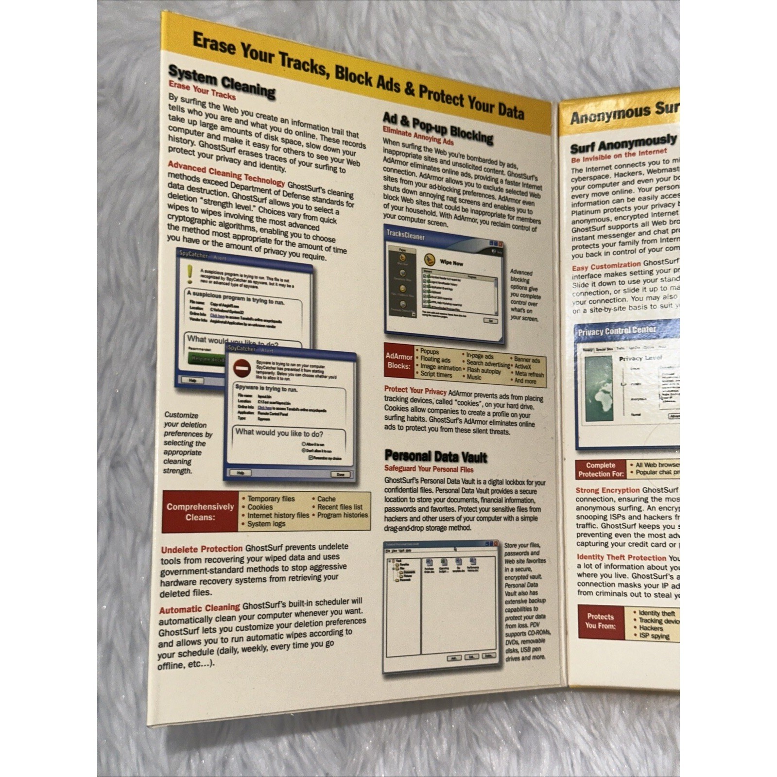 Tenebril GhostSurf 2006 Platinum Internet Privacy Protection PC Software