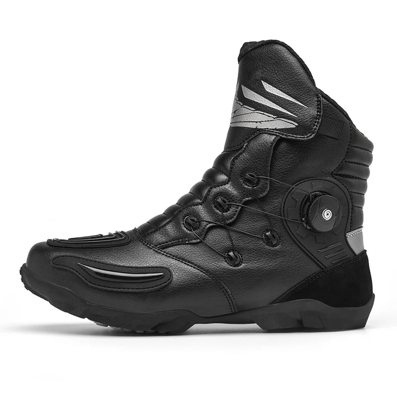 Wear-resistant Breathable Motorcycle Shoes Men Anti Fall Off-road Travel Shoes