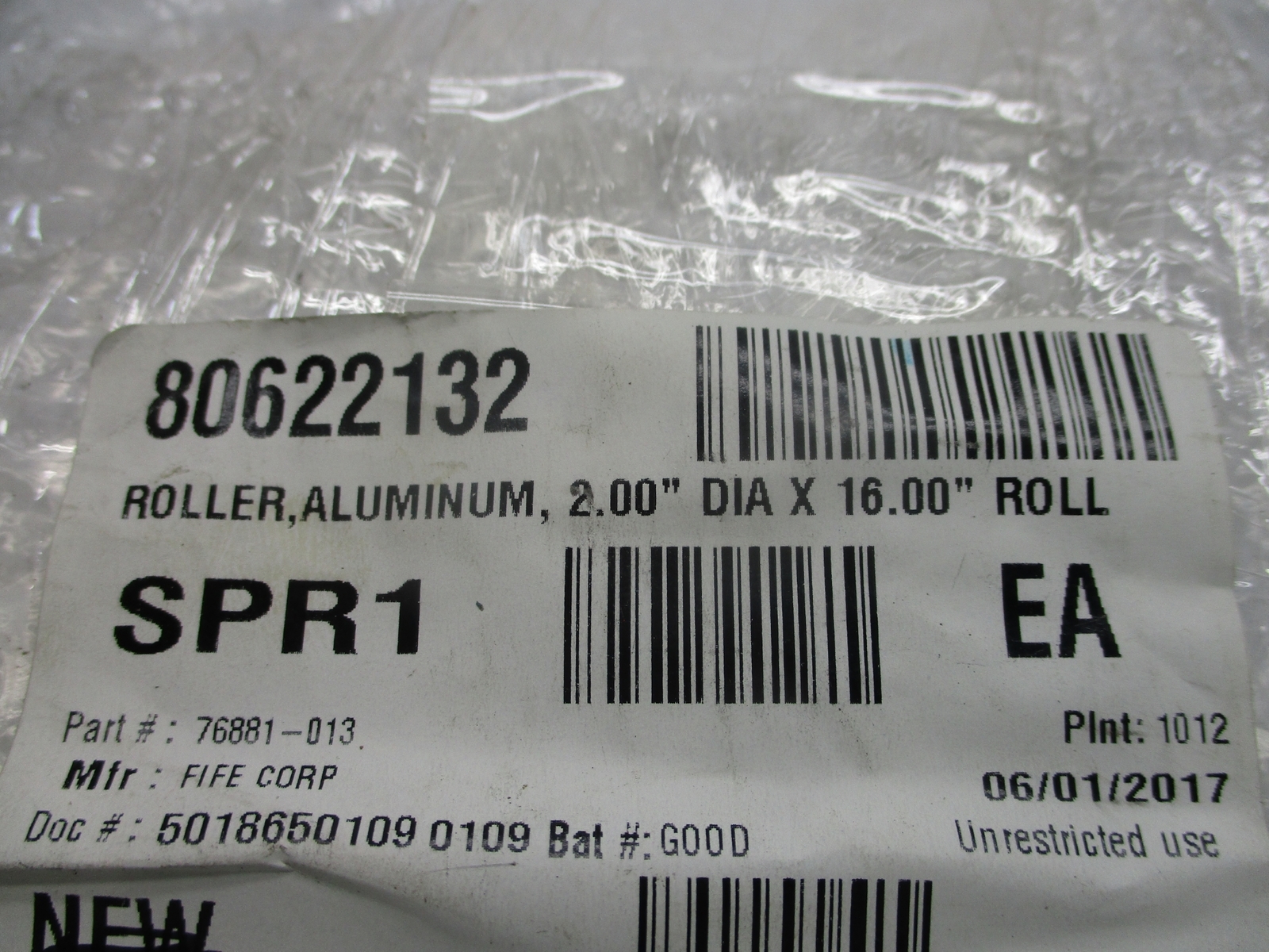 FIFE CORP 76881-013 ROLLER NSNP