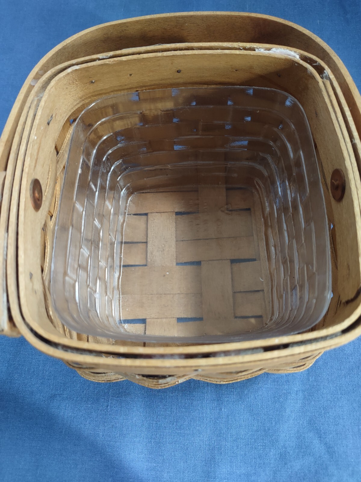 Longaberger Dresden basket 2003 w liner