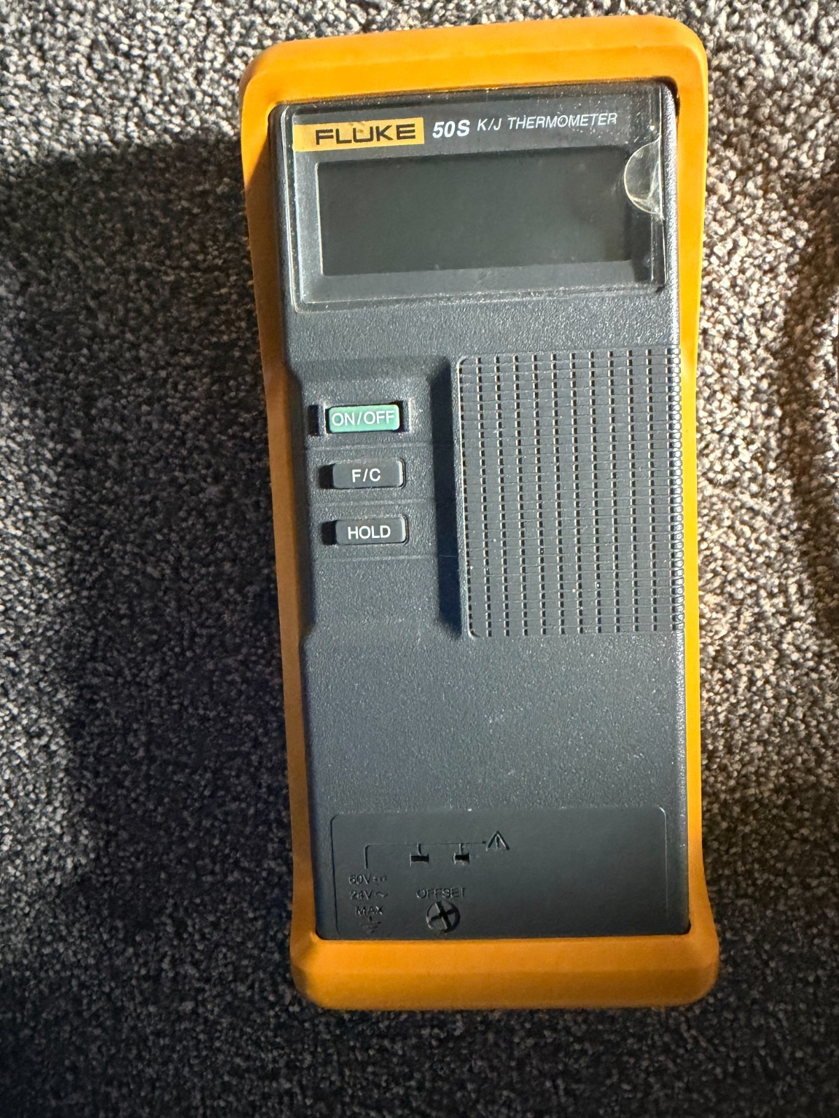 Fluke 50s K/J Thermometer W/Temp probe- Free Shipping