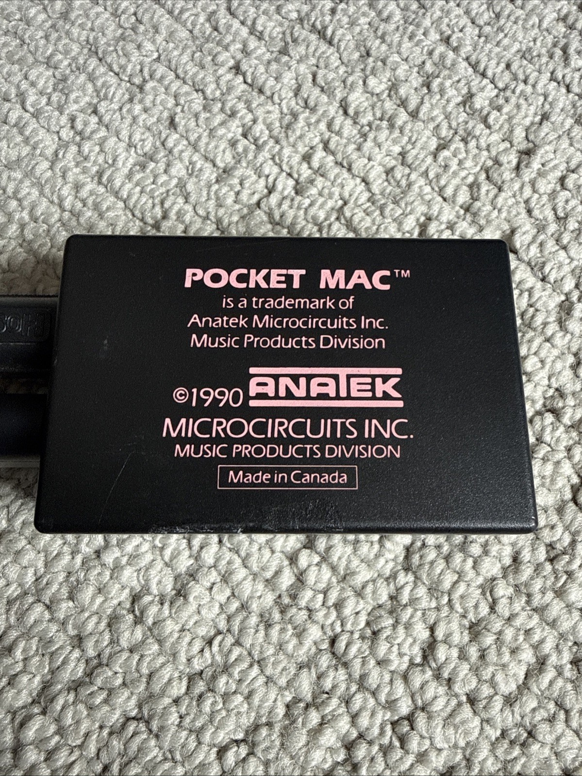 Anatek Pocket MAC 1990 Microcircuits Midi with Cables Tested and Working