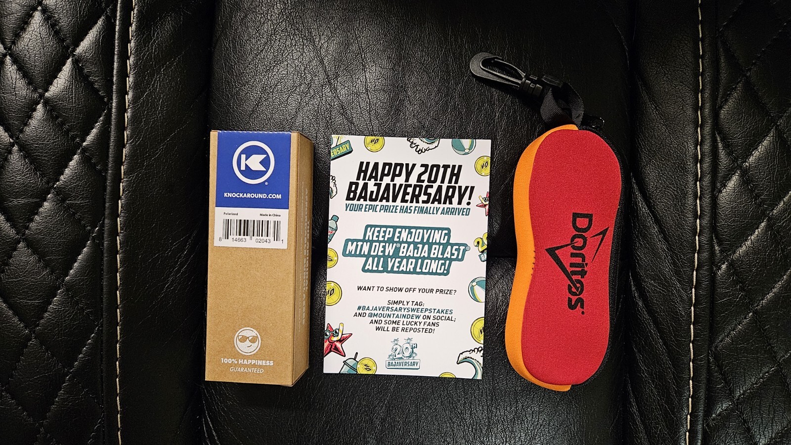 NEW Doritos X Mountain Dew Baja Blast Knockaround glasses LIMITED