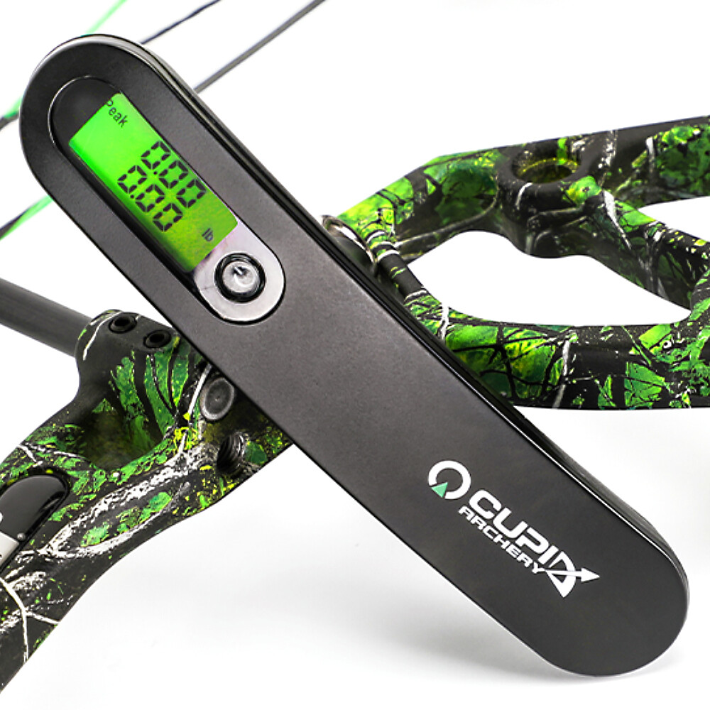 Archery tools, bow scales, pull weights 0-110lbs, luggage measuring scales
