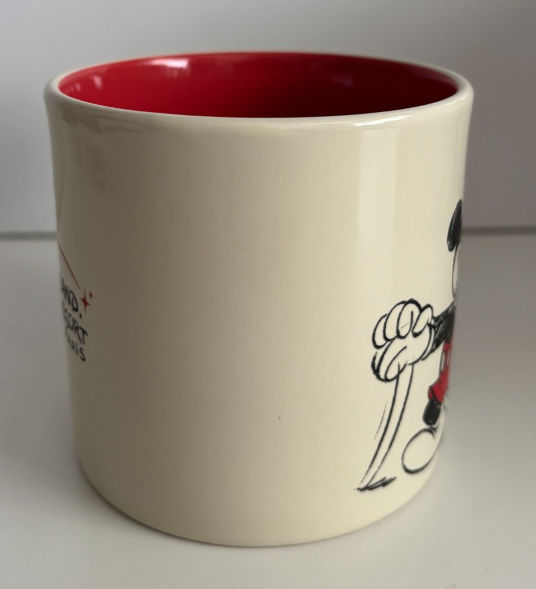 Disneyland Paris Mickey Mouse Initial 'L' Mug 9 cm High