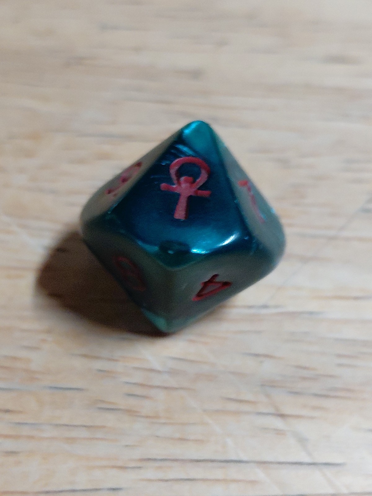 Chessex D10 Ankh Die - 2001 Original - Vampire the Masquerade/World of Darkness