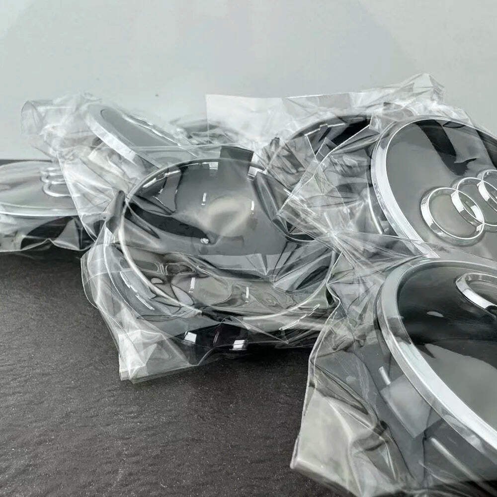 4pcs 60/61/68/69mm Car Wheel Center Hub Cap Rim Cover Car Goods For Audi B7 B5 B