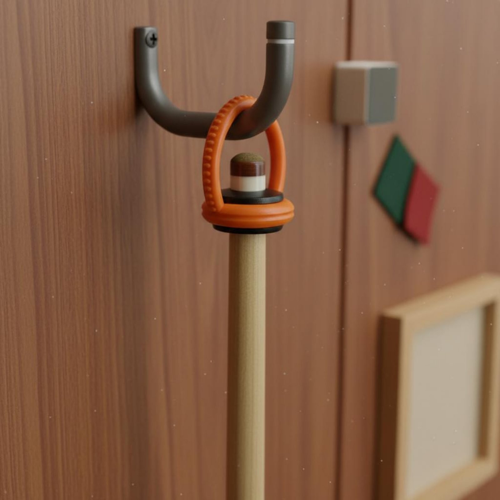 Billiard Cue Hanging Holder Wear-Resistant Sports Equipment for Game Room