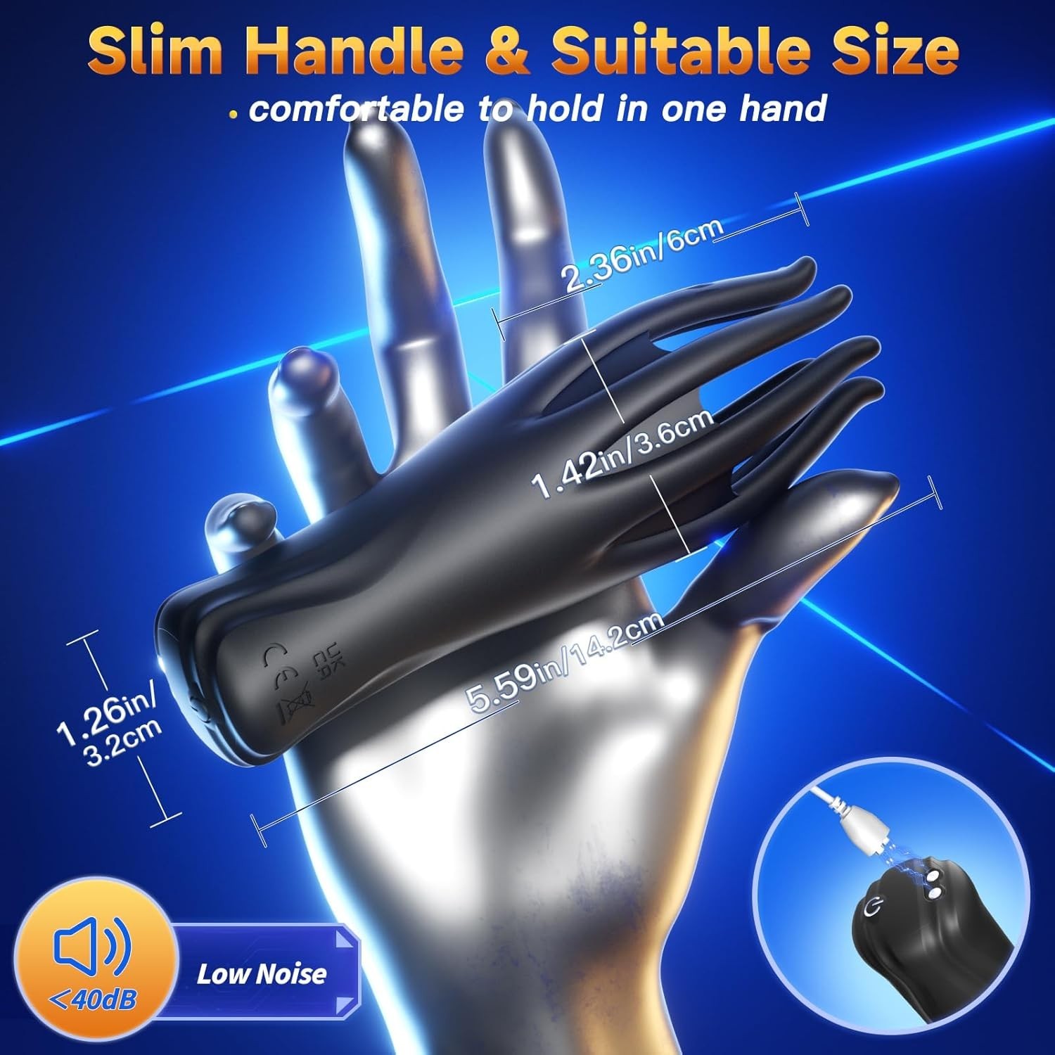 Automatic Male Massager with 7 Modes: Vibration / Suction / Rotation / Thrusting