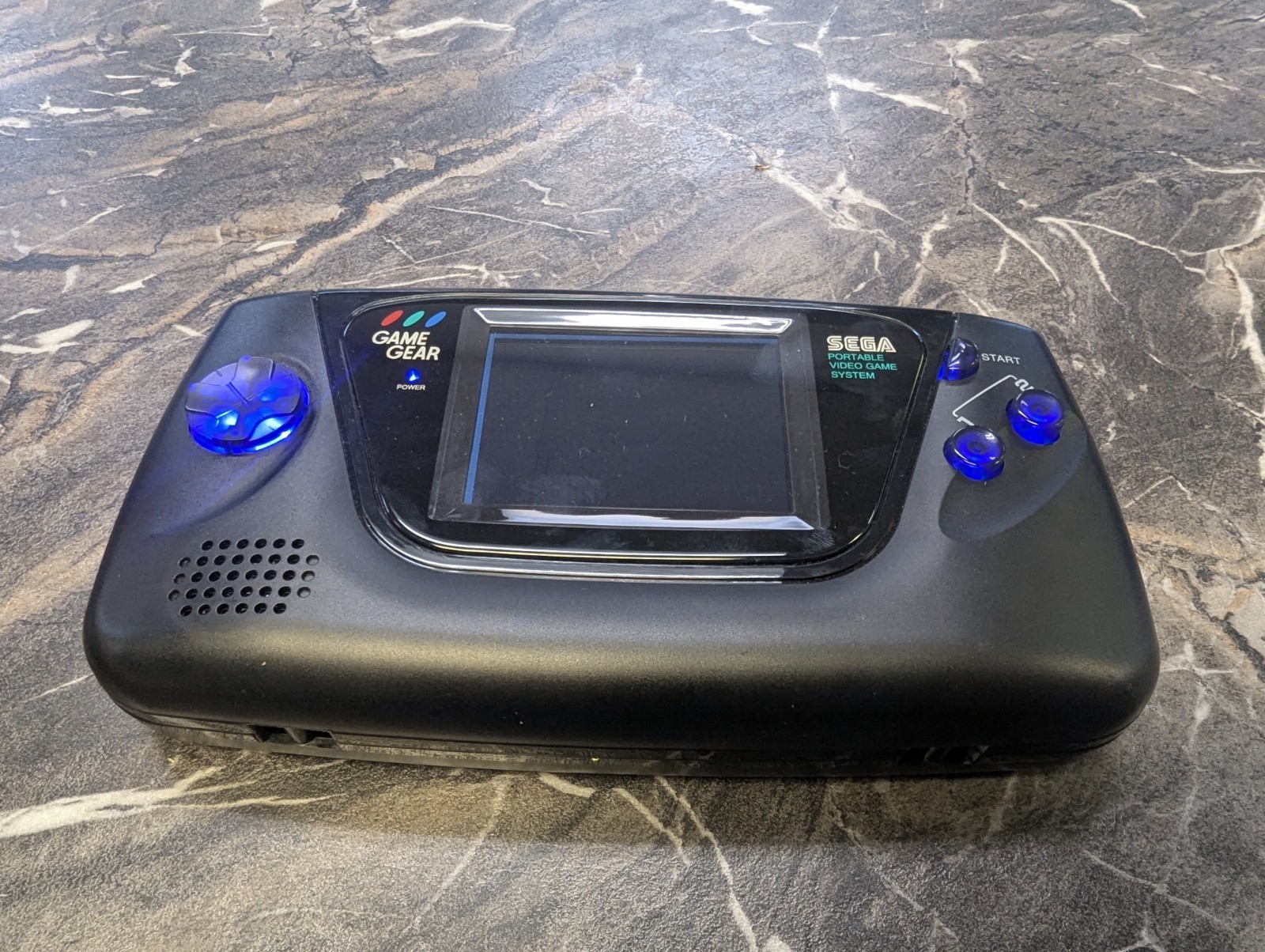 SEGA Game Gear Portable Handheld Console Black Backlit Display