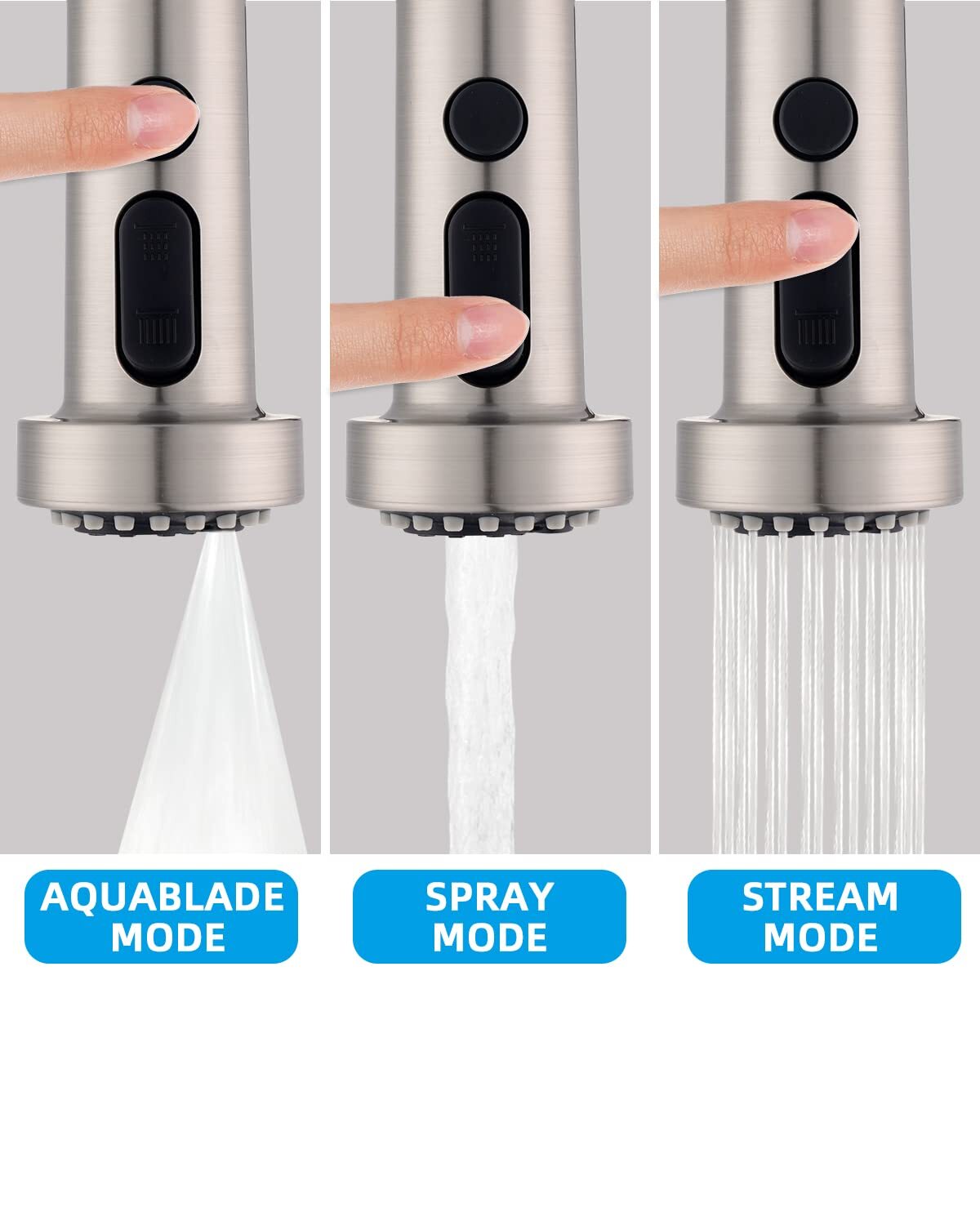 Pull Down Kitchen Faucet Head Replacement, Sink Faucet Sprayer Head Nozzle