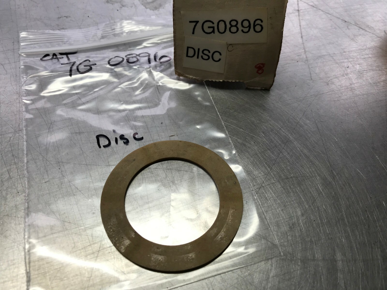 7G0896  GENUINE OEM  CAT  THRUST DISC  Caterpillar  7G-0896