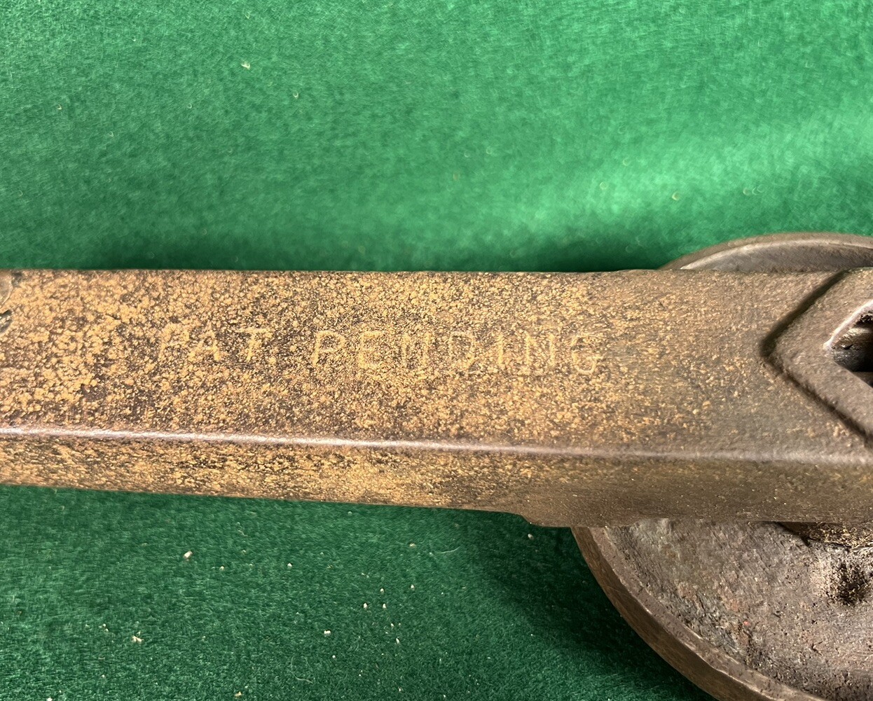 Rare Antique O.F. Smith Push Pull Tool Moline Illinois