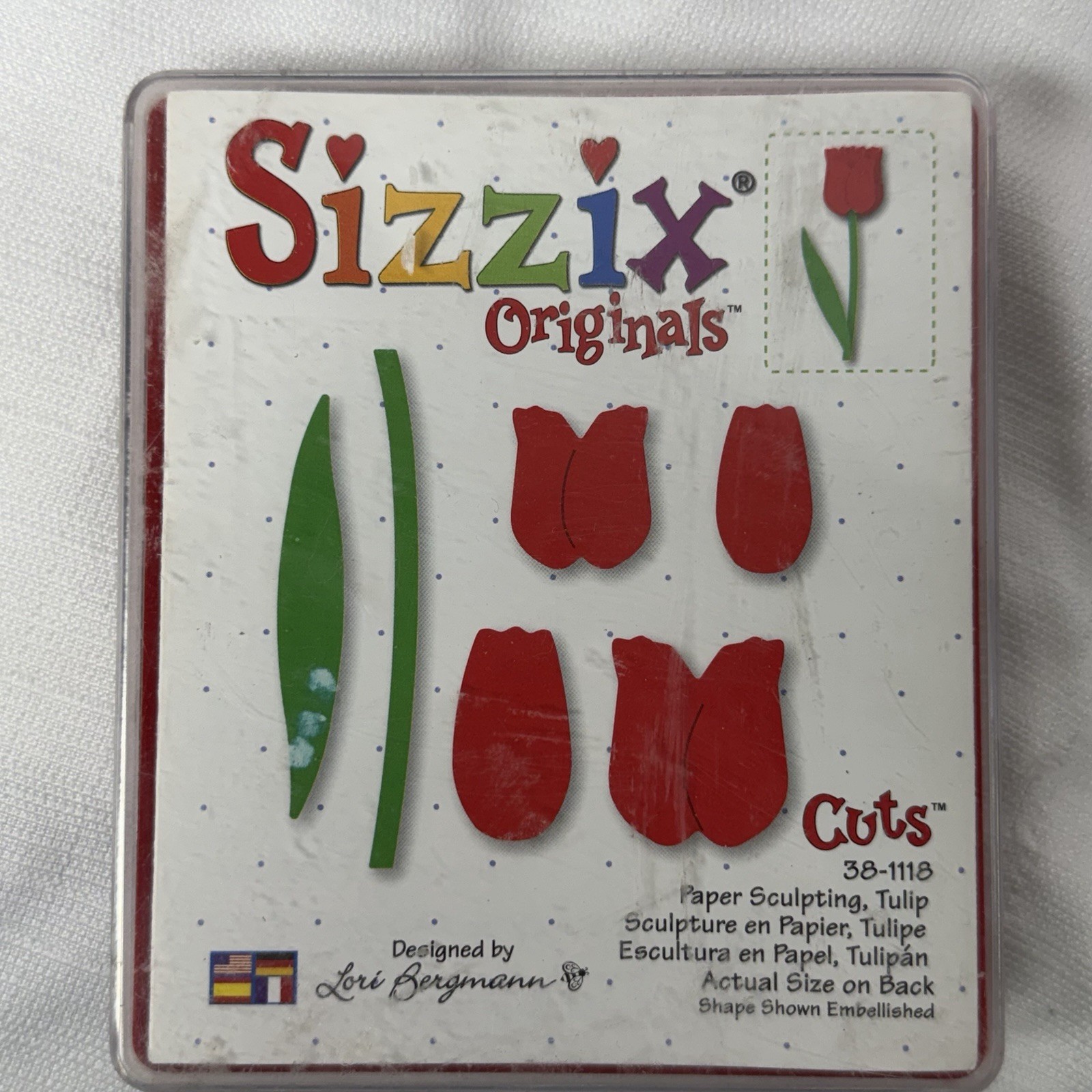 Sizzix Originals Cuts Paper Sculpting, Tulip 38-1118