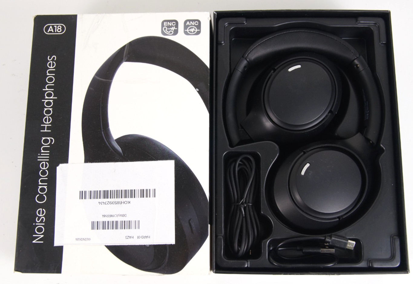A18 Noise Cancelling Bluetooth Headphones