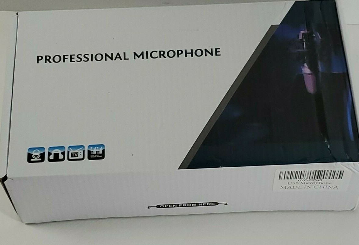 Ankuka USB PC Professional Microphone Omnidirectional w/ Stand Foam Windscreen